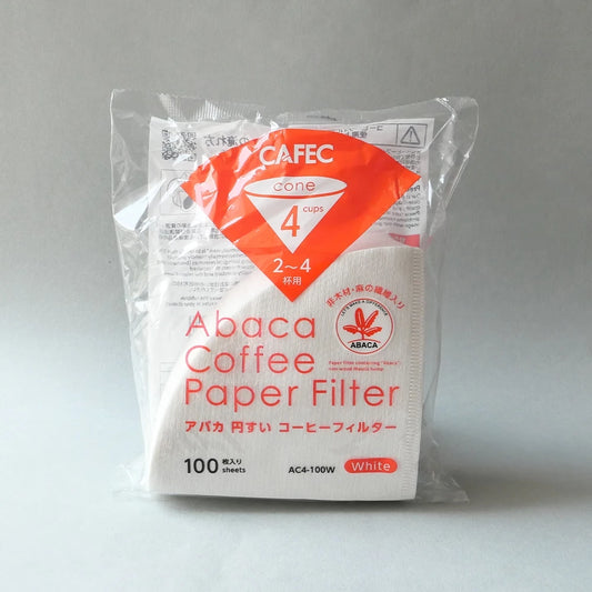 CAFEC Abaca Paper Filter - 4 Cup