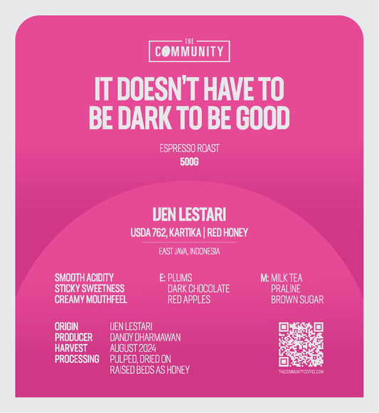 IJEN LESTARI RED HONEY - INDONESIA (ESPRESSO)